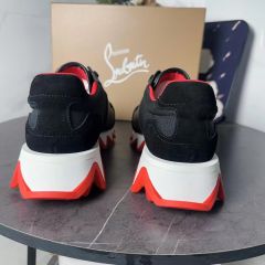 1:1 quality version Genuine leather patchwork shark sole sports shoes  28472423