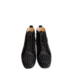 1:1 quality version Studded High Top Lace-Up Board Shoes