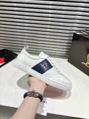 1:1 quality version Side-Strap Logo Red-Soled Low-Top Sneakers 3 colors 28997705