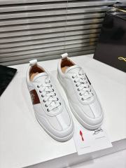 1:1 quality version Side-Strap Logo Red-Soled Low-Top Sneakers 3 colors 28997705