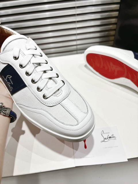 1:1 quality version Side-Strap Logo Red-Soled Low-Top Sneakers 3 colors 28997705