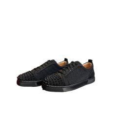 1:1 quality version 27872333 front studded drop back embroidered low top shoes