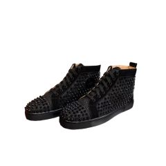 1:1 quality version Studded High Top Lace-Up Board Shoes