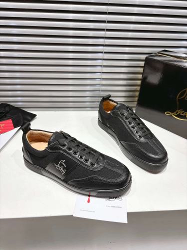 1:1 quality version Side-Strap Logo Red-Soled Low-Top Sneakers 3 colors 28997705