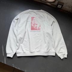 ERD Vintage Crewneck ERD Pink Car Collage Print Grunge Sweatshirt