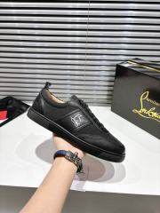 1:1 quality version Side-Strap Logo Red-Soled Low-Top Sneakers 3 colors 28997705