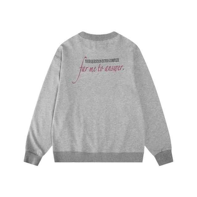 ERD Heather Grey Crewneck Pullover Christiane F. Film Poster Graphic Streetwear Sweatshirt