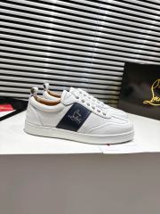 1:1 quality version Side-Strap Logo Red-Soled Low-Top Sneakers 3 colors 28997705