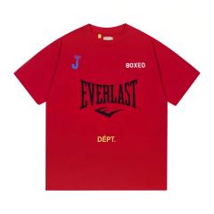 90s Retro Hip Hop Front Everlast Boxeo Logo Back Stacked Font Print Oversized Cotton Tee 29359028