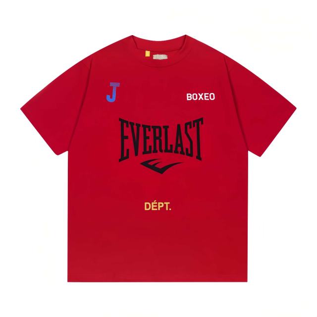 90s Retro Hip Hop Front Everlast Boxeo Logo Back Stacked Font Print Oversized Cotton Tee 29359028