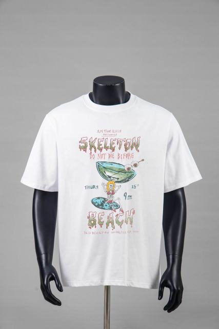Beach Surf Skull Print Tee 2 colors 29047350