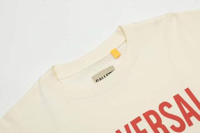 Vintage Hip Hop Solid Cream Front Red Bold Stacked Text Print Oversized Crew Neck Cotton Tee 29358802