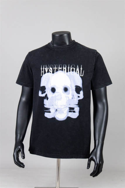 Gallery Dept Hysterical Skull Letter Print Tee