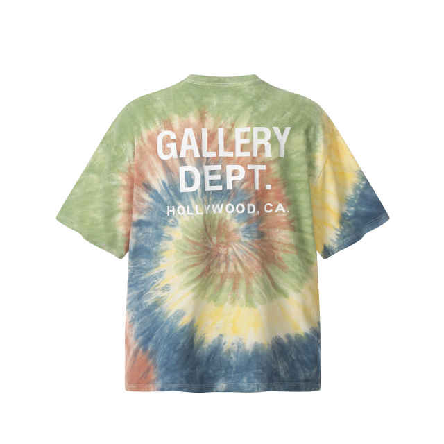 Gallery Dept Tie-dyed monogrammed Tee