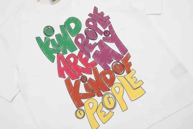 Y2K Graffiti Streetwear Front Multicolor Doodle Bubble Letter Print Oversized Crew Neck Cotton Tee 29358808