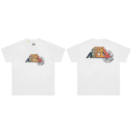 Retro Graffiti Street Front Small Gradient 3D Stacked Letter Chest Print Back Oversized Multi Color Layered Typography Print Oversized Cotton Tee 29359169