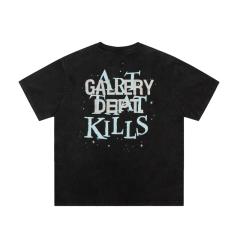 Gallery Dept Art That Kills Distressed T-Shirt (Black/Brown)