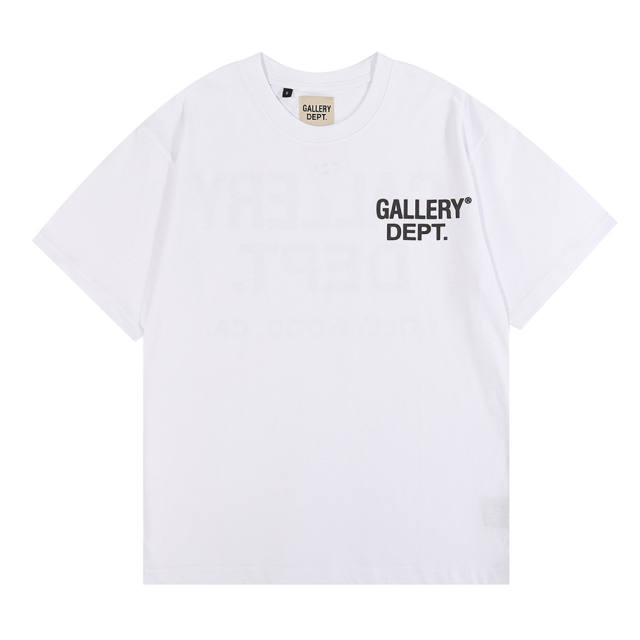Free Shipping Gallery Dept Classic Basic Logo Basic T-Shirt (White/Grey/Beige/Black/Green)
