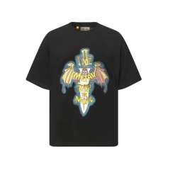 Gallery Dept Bat Logo T-Shirt Black Beige