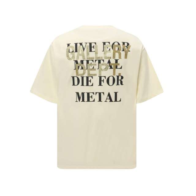 Gallery Dept Bat Logo T-Shirt Black Beige