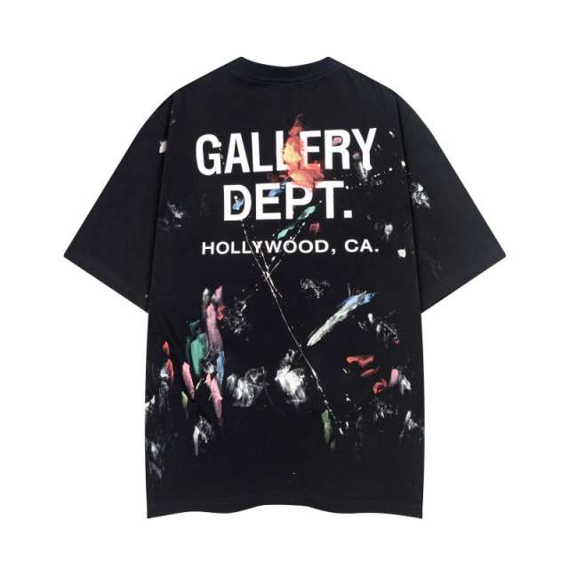 Gallery Dept Splatter Ink T-shirt Black White
