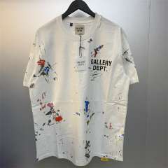 Gallery Dept Muiti G Foaming Print Logo T-shirt Brown Beige