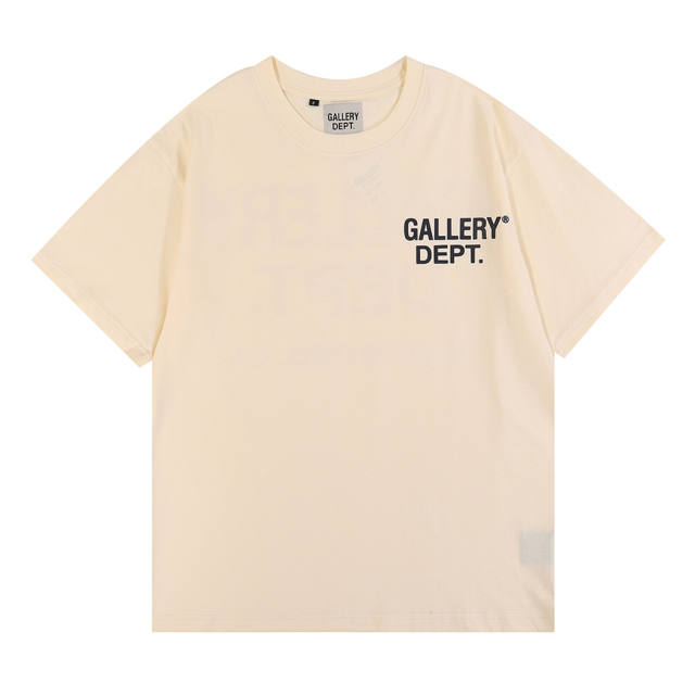 Free Shipping Gallery Dept Classic Basic Logo Basic T-Shirt (White/Grey/Beige/Black/Green)
