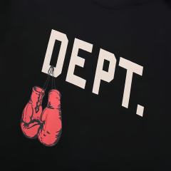 Retro Street Front Off White Bold Letter Red Boxing Glove Graphic Back Slanted Two Tone Number Script Print Oversized Cotton Tee 29359070