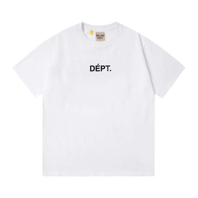 Front Small White Serif Letter Print Back Blue Cursive Slogan Crew Neck Oversized Cotton Tee 2 colors 29356390