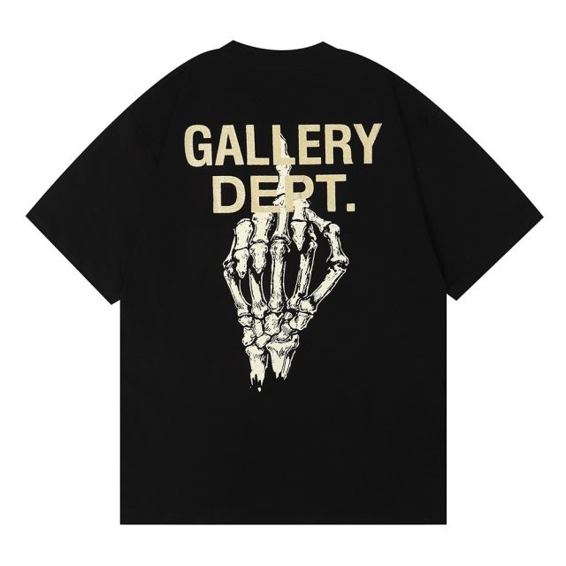 Gallery dept skull’s middle finger tee t-shirt black