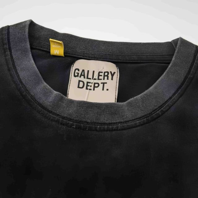 Grunge Washed Black Rainbow Dripping Paint Syrup Can Graphic Oversized Cotton Tee 29358996