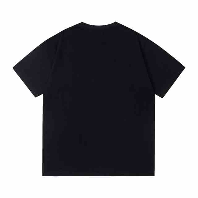 Minimalist French Text Print Crew Neck Loose Fit Casual Cotton Tee 2 colors 29356385