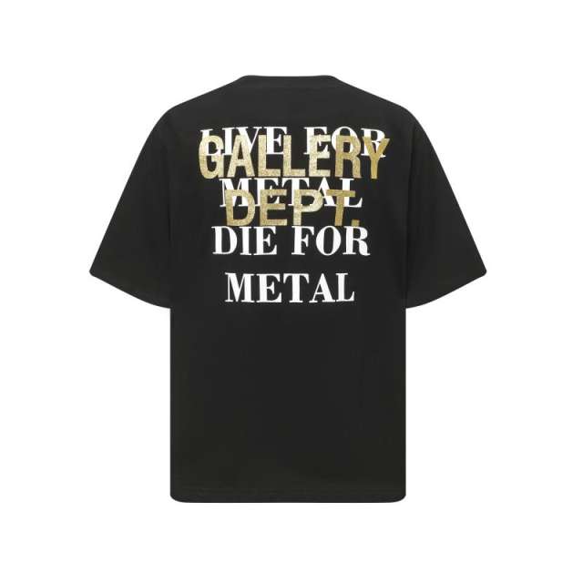 Gallery Dept Bat Logo T-Shirt Black Beige