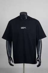 Front Small White Serif Letter Print Back Blue Cursive Slogan Crew Neck Oversized Cotton Tee 2 colors 29356390