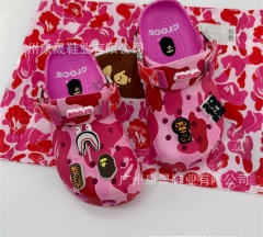 Bape x Crocs Clogs Camo Sandals Men Women Size 4-11