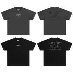Gallery Dept Basic Classic T-shirt Gray Black