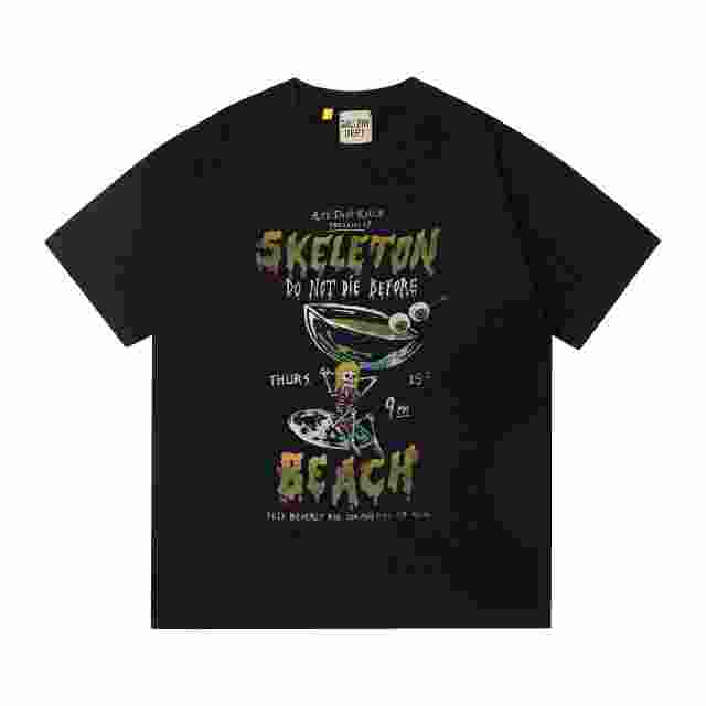 Beach Surf Skull Print Tee 2 colors 29047350