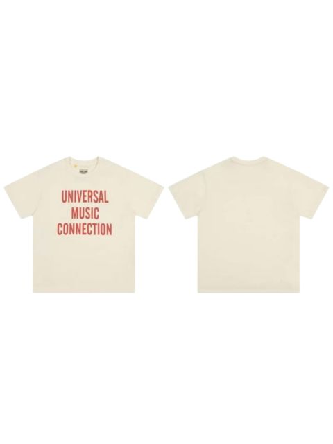 Vintage Hip Hop Solid Cream Front Red Bold Stacked Text Print Oversized Crew Neck Cotton Tee 29358802