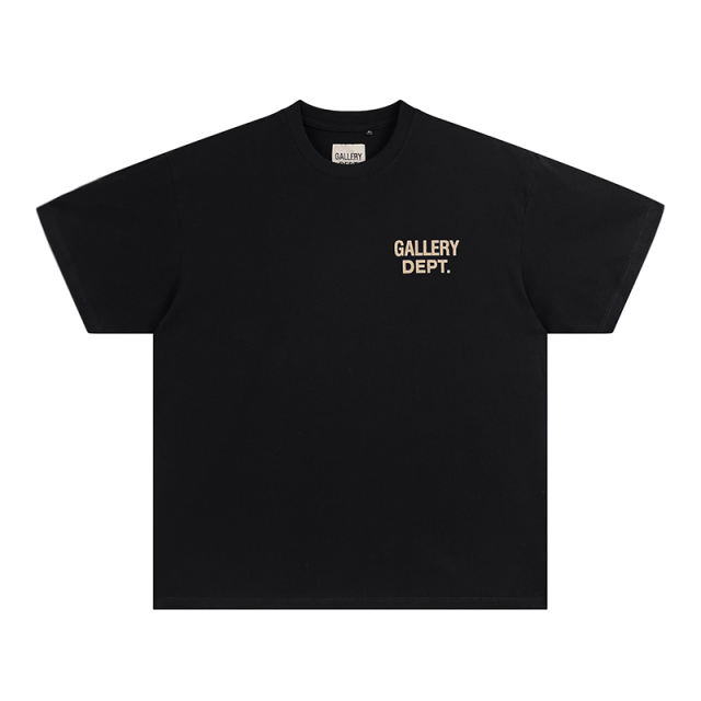 Gallery Dept Classic T-shirts Brown Black Khaki
