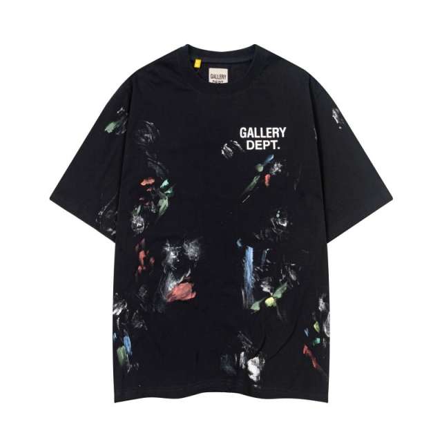 Gallery Dept Splatter Ink T-shirt Black White