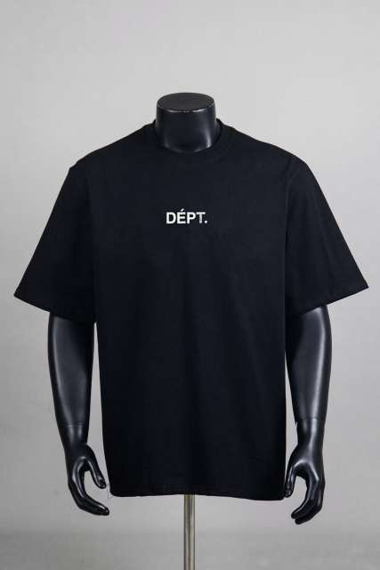 Front Small White Serif Letter Print Back Blue Cursive Slogan Crew Neck Oversized Cotton Tee 2 colors 29356390