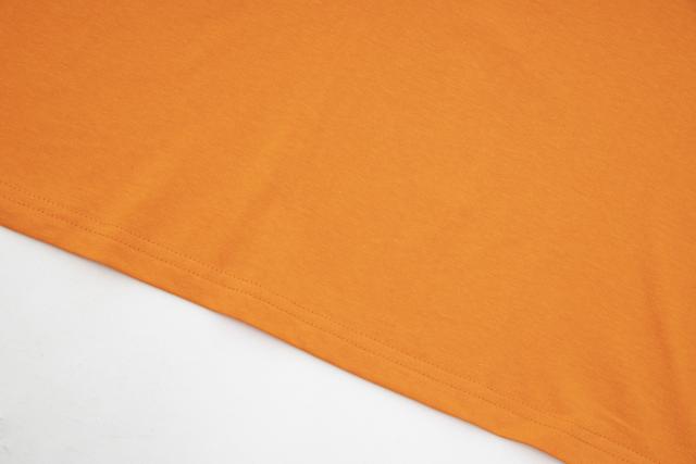 Retro orange base logo graffiti Washed Print tee