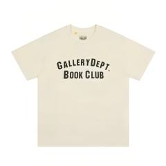 Vintage Minimal Streetwear Front Arch Black Block Letter Slogan Print Oversized Crew Neck Cotton Tee 29358813