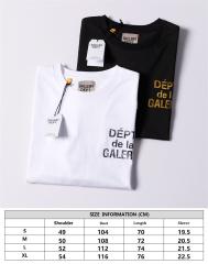 Gallery Dept 21SS T-Shirt Black White