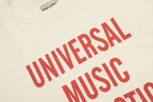 Vintage Hip Hop Solid Cream Front Red Bold Stacked Text Print Oversized Crew Neck Cotton Tee 29358802