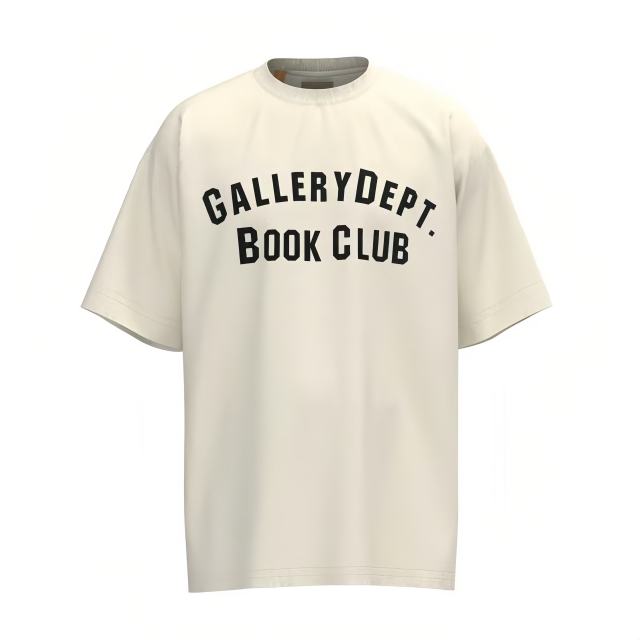 Vintage Minimal Streetwear Front Arch Black Block Letter Slogan Print Oversized Crew Neck Cotton Tee 29358813