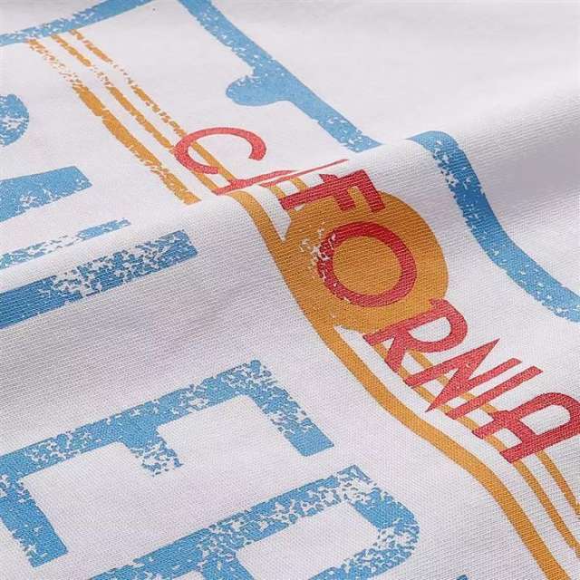Retro Car License Plate Print Washed Distressed Cotton Tee 2 colors 29357981