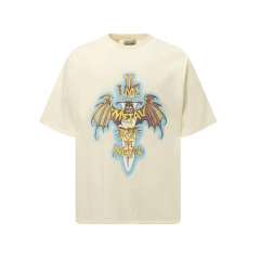 Gallery Dept Bat Logo T-Shirt Black Beige