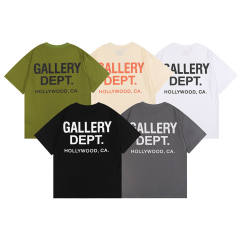 Free Shipping Gallery Dept Classic Basic Logo Basic T-Shirt (White/Grey/Beige/Black/Green)