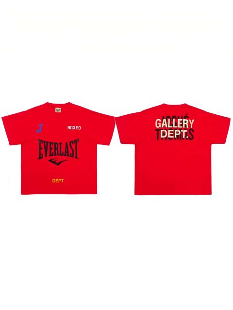 90s Retro Hip Hop Front Everlast Boxeo Logo Back Stacked Font Print Oversized Cotton Tee 29359028
